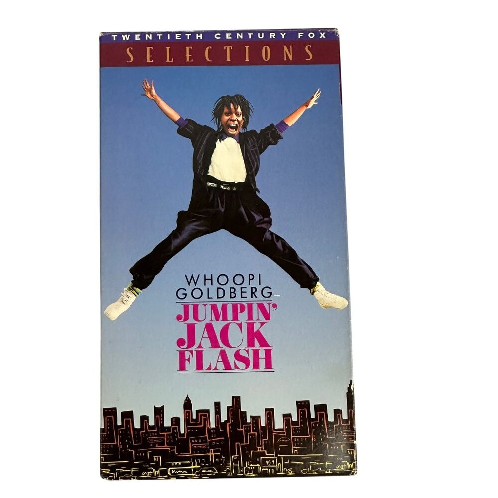 Jumpin’ Jack Flash VHS 1986 Whoopi Goldberg Comedy Directed By Penny Marshall R